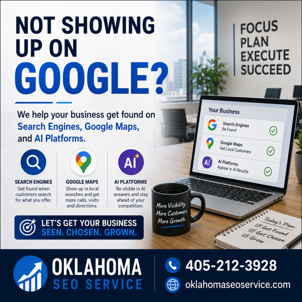 Not showing up in Google?